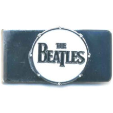 The Beatles Drum White & Chrome new Official Money Clip