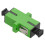 kenable OS2 Single Mode SC/APC to SC/APC Simplex Fiber Optic Adapter/Coupler - Green 1