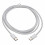 kenable Braided USB-C Cable for iPhone 15/16/Air/17 Pro Max Lead Charging/Data 60W 480Mbps 1.5m White 3