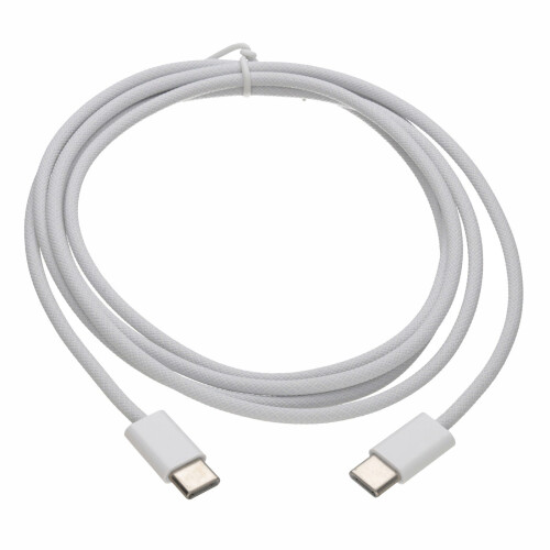 kenable Braided USB-C Cable for iPhone 15/16/Air/17 Pro Max Lead Charging/Data 60W 480Mbps 1.5m White 2