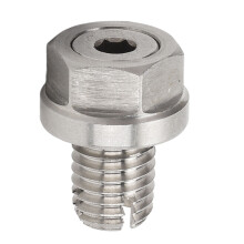 Bouchon de vidange d'huile Piggyback, acier inoxydable M16.1-1.5x15mm