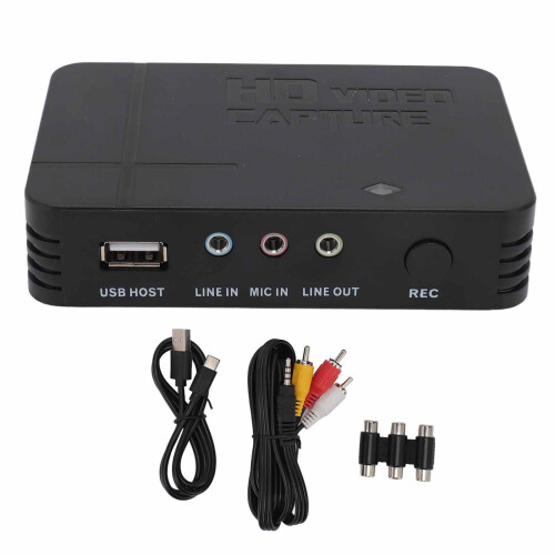 HD Video Capture Box 1080P USB 2.0 VHS Digitizer 1