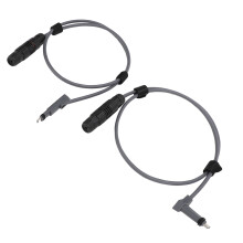 2PCS Waterproof SPX to RJ45 Adapter 3.3FT for Dish & Router Grey