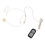 Wireless Head Mounted Microphone 2.4G, 2 Transmitters, 1 Receiver 2