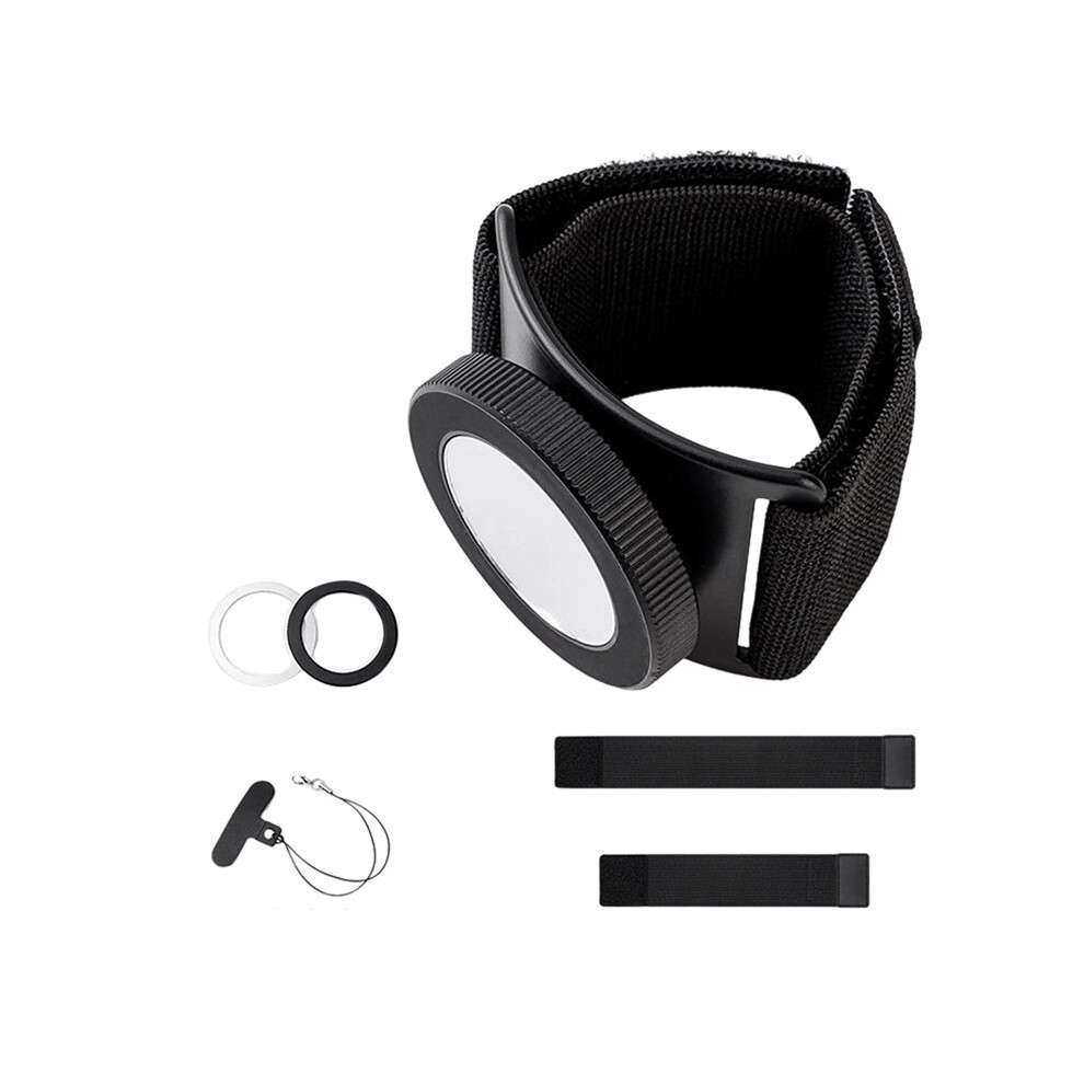 360Rotatable Running Armband Mount For Smartphone Magnetic Wrist Phone Holder Armband With Mirror For Cellphone A 6032587061376