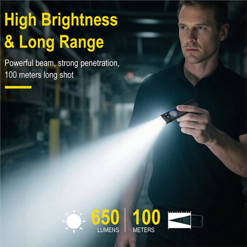 Multi Functional LED Flashlight Portable Super Bright Torch Multi Light Illumination Type-C Charging Long Range Lantern 1