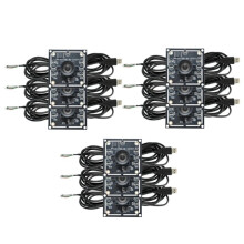 9Pcs 100 Degree Camera Module 1MP OV9732 1280x720 USB Free Driver Manual Focus,with 3 Meter Cable for WinXP/7/8/10