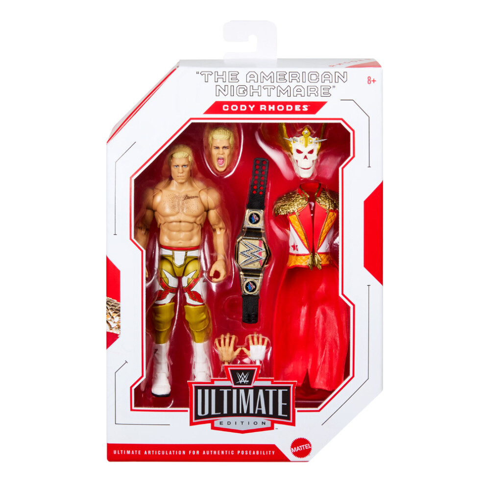 Wwe Ultimate Edition: Cody Rhodes 6" Figure S29 Mattel Jhv89
