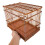 Bamboo Bird Cage Small Rectangular Decorative Cage for Home Use 3