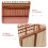 Bamboo Bird Cage Small Rectangular Decorative Cage for Home Use 9