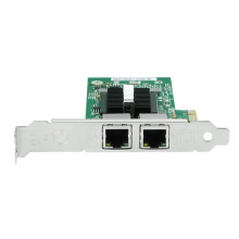 Karta Sieciowa Gigabit, 10/100/1000 Mbps Dual RJ45 Ethernet Adapter, z Układem 82576, PCI-Express X1 NIC E1G42ET