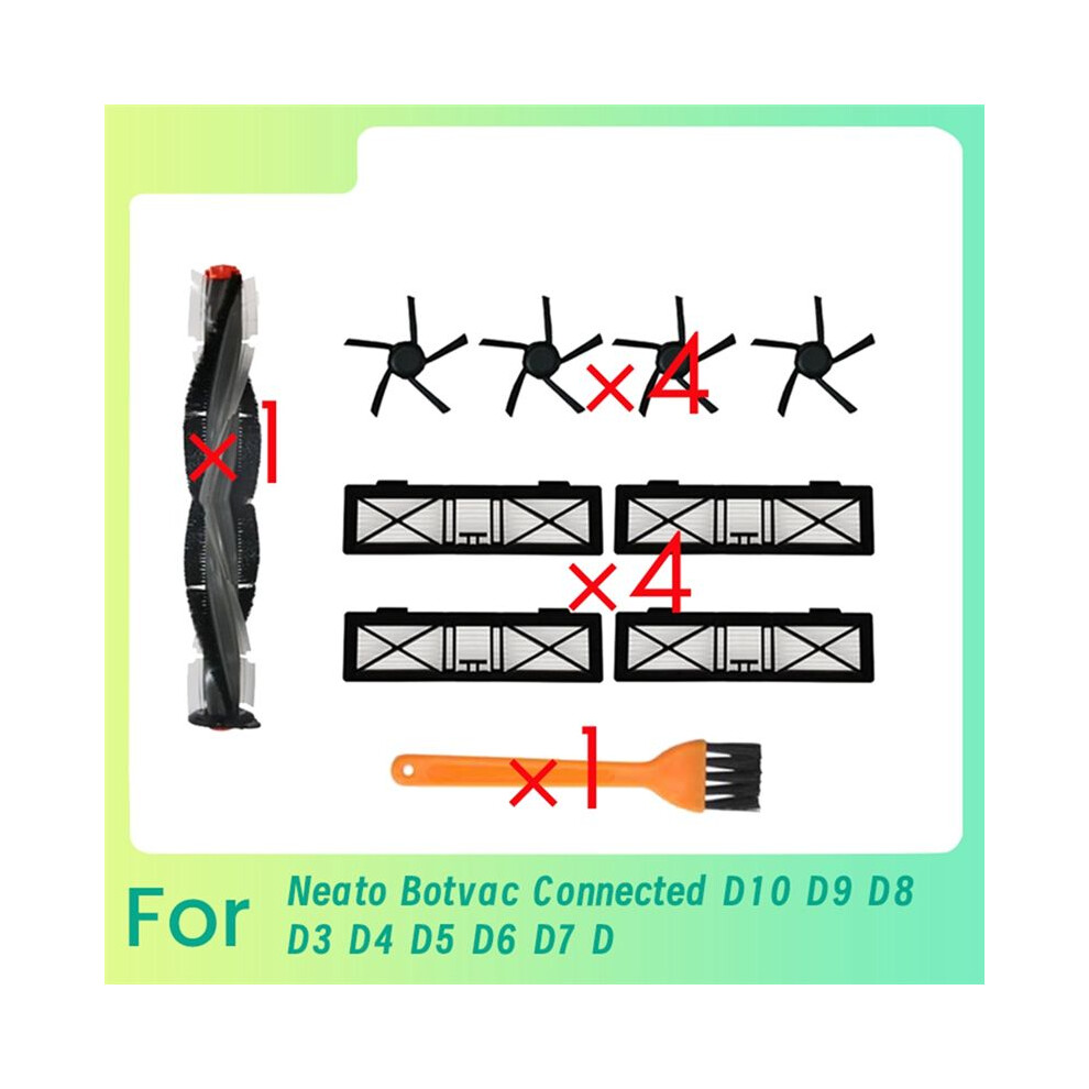10 Pcs For Botvac Connected D10 D9 D8 D3 D4 D5 D6 D7 D Series D75 D80 D85 Parts Main Side Brush Ultra Filter 6031752436629