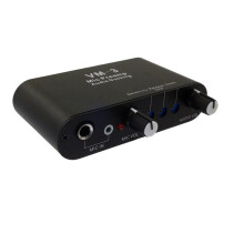 VM-3 Mic Preamp Audio Ducking Microphone Audio Ducking Automatic Mute Notification Audio Signal Mixer for Broadcast
