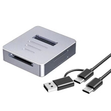 10Gbps M2 NVMe to USB 3.1 Docking SSD Box Adapter M.2 SSD Case for 2230 2242 2280 22110 Enclosure Base SD2.0 Card Reader