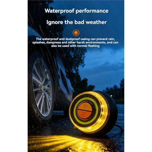 Magnetic Car Emergency Light Safety Warning Light Help Safety Signal Lamp Strobe Flash Light 3 Light Modes 1