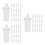 240Pcs Spring Loaded Plastic Shutter Repair Pins White Replacement Kit 1