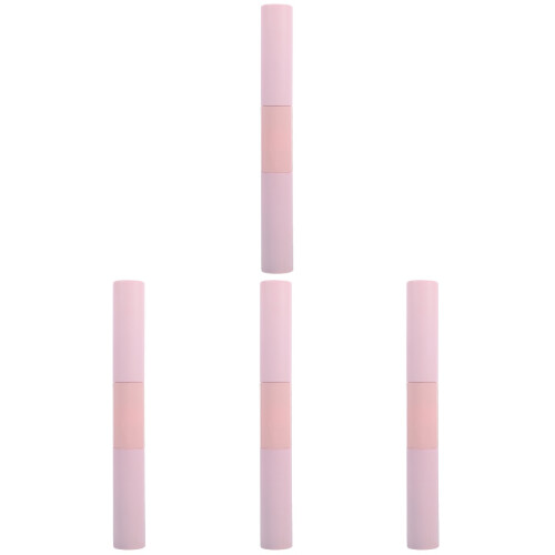 4Pcs Quick-Dry Lash Glue Dual-Ended Pink for Eyelash Extension Tools