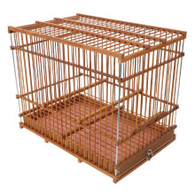 Bamboo Bird Cage Small Rectangular Decorative Cage for Home Use