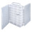 Double Sided 46 Grids Sewing Organizer,Sewing Spool Thread Storage Box, for Embroidery Floss, Jewelry 1