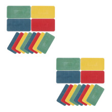 80Pièces Cales Pour Vitrage Support De Cadre Portes Fenêtres Colorées