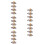 20Pcs Black Fingernail Display Plate Nail Training Holder for Home Use 8