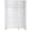 Seconique Miami 3 Door Wardrobe - White with Gold Feet 2