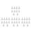 40Pcs Polymer Clay Tools Ceramic Kiln Prop Nails Optimal Heat Control 4
