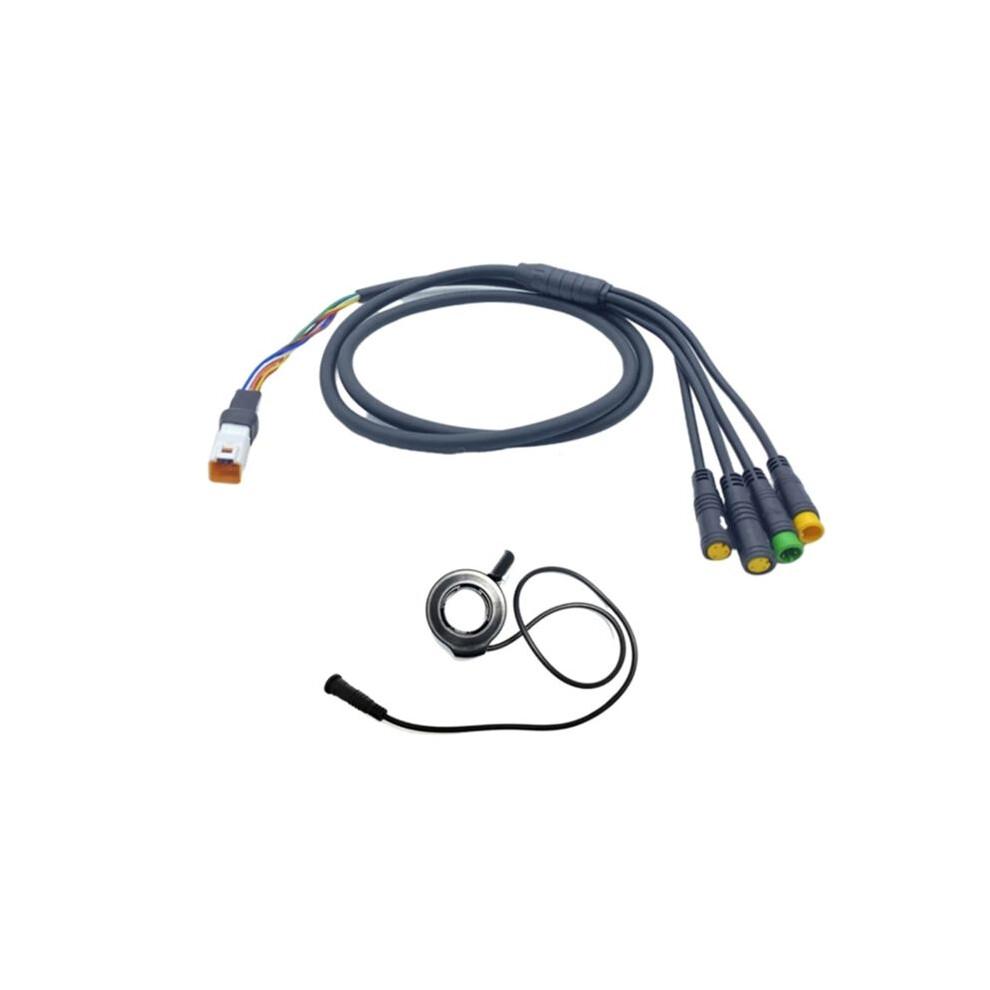 E-Bike Motor Cable E Bike Motor Cable Set 1T4 Cable For Bafang M400 G330 G510 M620 Uart 130X Throttle 6031112840547