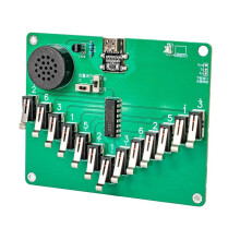 Elektroniskt Kalimba Tumpiano 13 Tangenter Pentatonisk Skala Instrument för Barn Vuxna Musikfans