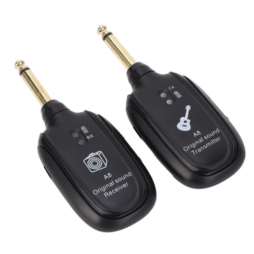 Wireless Guitar Transmitter Receiver Set 730MHz 20Hz-20kHz