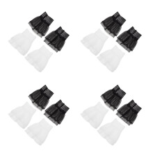 8Paires Manchettes En Multicouches Polyester Élégantes Femme