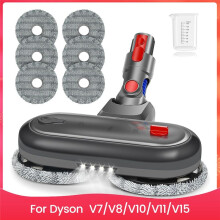 Dweilopzetstuk voor V7/V8/V10/V11/V15 Stofzuiger, Natte Dweilopzetstuk Inclusief Watertank met Led-Lampje