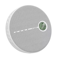 Rechargeable CD Player, Music CD Disc Player for Car/Travel, Home Audio with Stereo Speaker,AUX,USB Gray
