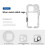 For  17 Pro Metal Rabbit Cage Quick Release Video Rig Phone Stabilizer Cage Expansion Accessories 6