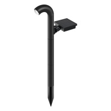 Solar Outdoor Road Light Landscape Light Garden Courtyard Aisle Spotlight Curved Waterproof Sidewalk Pile Light 1PCS