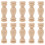 18Pcs Solid Wood Vintage Roman Balusters Unpainted Pillars for Home 1