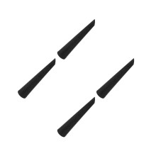 4Pcs Portable Black Plastic Blower Hose Replacement Part with Nozzle