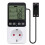 Digital Display Temperature and Humidity Controller Socket Thermostat Heating and Cooling Regulator  Socket EU Plug 1