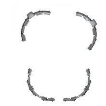 Paddle Bumper Protector for  Flip Drone Propeller Guard Bumper Ring Protective Cover Drone Accessories A