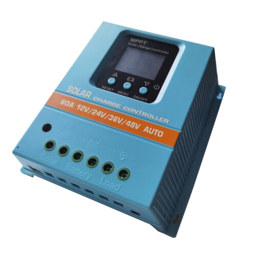 MPPT Solar Charge Controller 12V 24V 36V 48V LCD Display Solar Panel Battery Intelligent Solar Regulator 60A