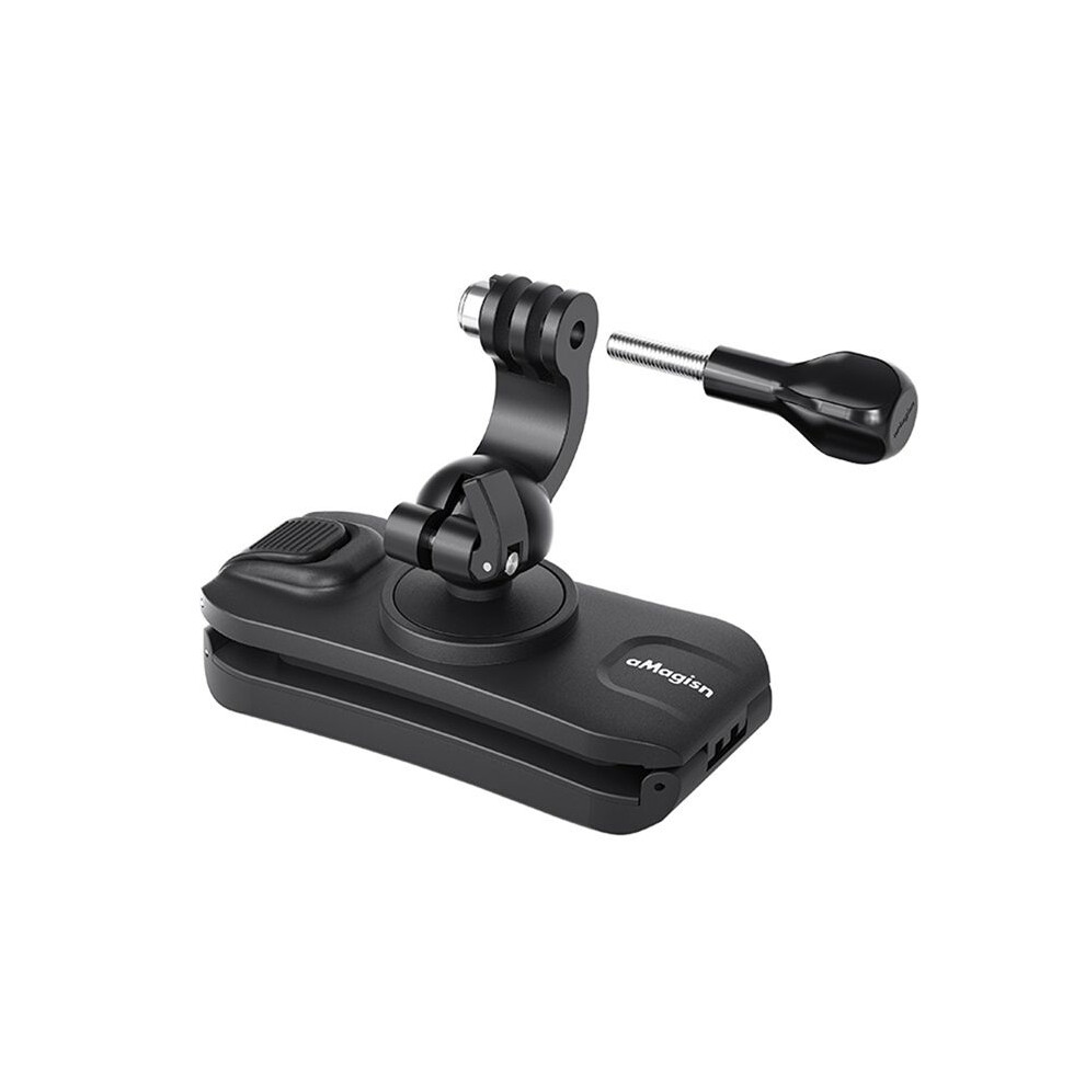 Amagisn 360 Rotation Backpack Clip Self-Adapted Gimbal Clamp Mount For Insta 360 Ace Pro 2 X4 13 Action 4 Accessories 4713816394053
