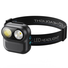 Search Light XPE LED Headlamp Powerful LED Work Light 800mAh 6 Gears for Outdoor Fishing Camping Hiking Black