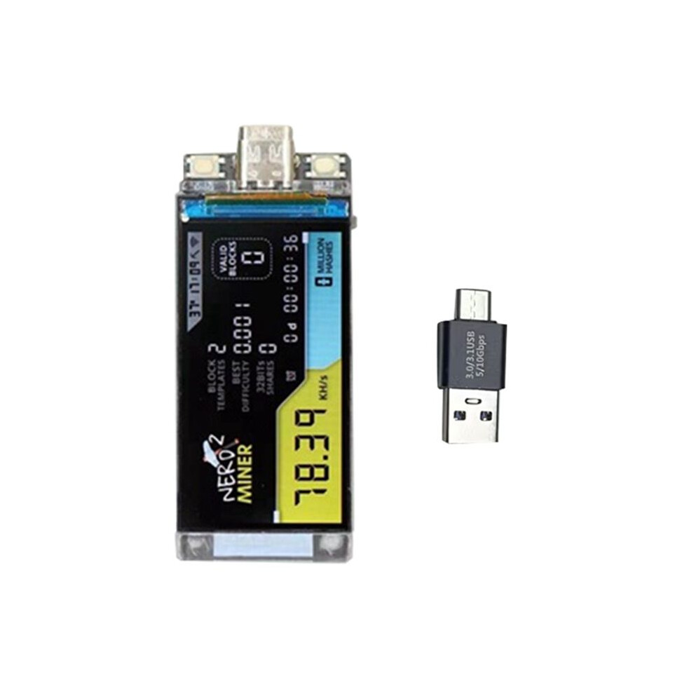 Bitcoin Solo Nerd Miner V2 Machine 78Kh/S Bitcoin Solo Miner Nerdminer V2 Lottery Miner 4711493987247