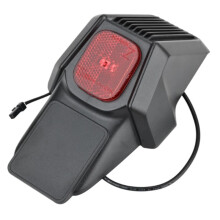 Parafango Posteriore per per ZT3 Pro Scooter Elettrico ZT3 KickScooter Parafango con Fanale Posteriore Freno