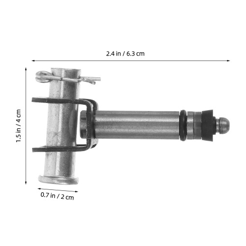 5Sets Heavy Duty Hydraulic Jack Replacement Parts Silver Iron Material 2