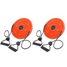 Twister Magnet Disco de Torção de Cintura Fitness Balance Board Treinador de Perda de Peso Massagem Magnética Placa de Contorção Ginásio Laranja
