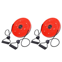 Twister Magnet Waist Twisting Disc Fitness Balance Board Weight Lose Trainer Magnetic Massage Wriggling Plate Gym Red