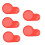 5Pcs LCD Display Waterproof Dashboard Scratch Protector Cover for  M4 Kaboo Electric Scooter Red 1