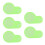 5Pcs LCD Display Waterproof Dashboard Scratch Protector Cover for  M4 Kaboo Electric Scooter Green 1