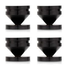 4PCS Speaker Stand Feet Foot Pad Aluminium Alloy Metal Shock-Absorbing Cone Floor Foot Nail CD Player Stand M23x20 A